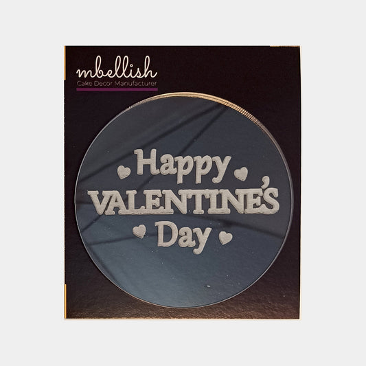 Happy Valentine's Day Embosser, Size-3", Pack of 1, Sku - EM11228