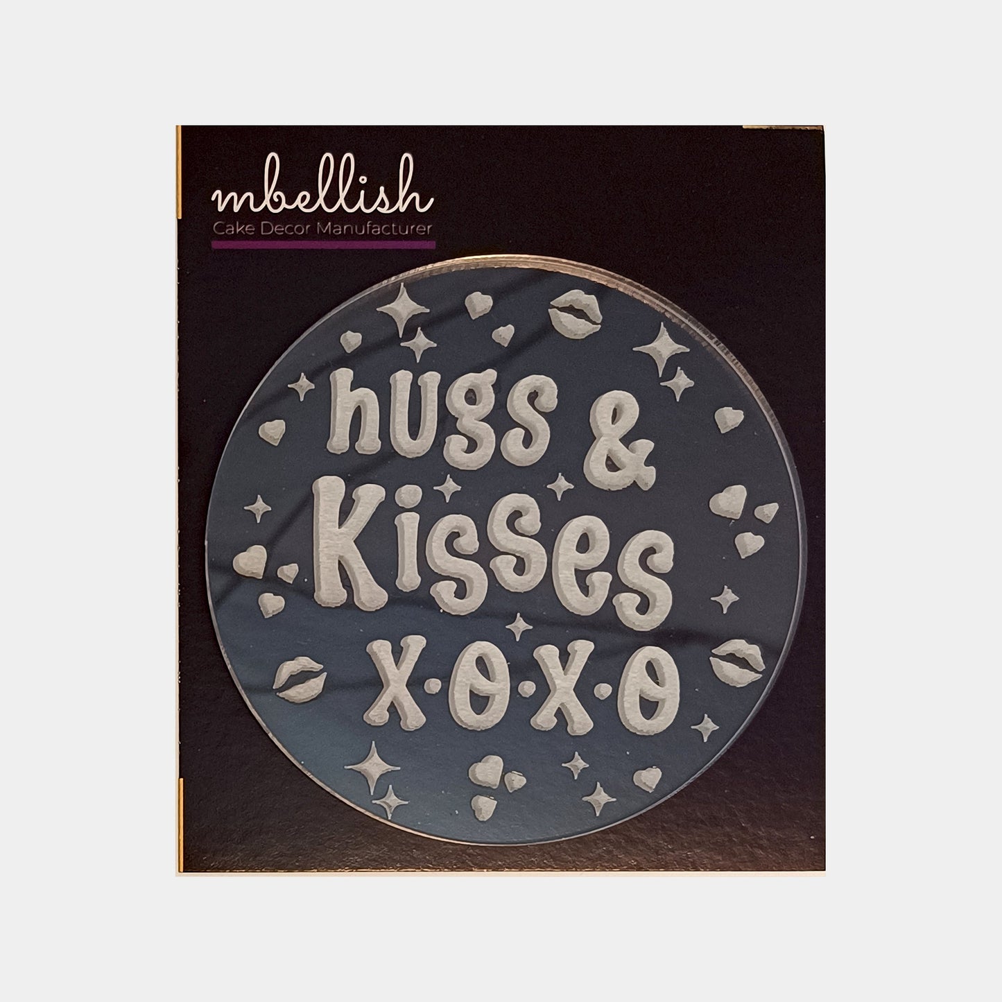 Hugs & Kisses XOXO Embosser, Size-3", Pack of 1, Sku - EM11230