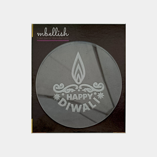 Happy Diwali Embosser, Size-3", Pack of 1, Sku - EM5