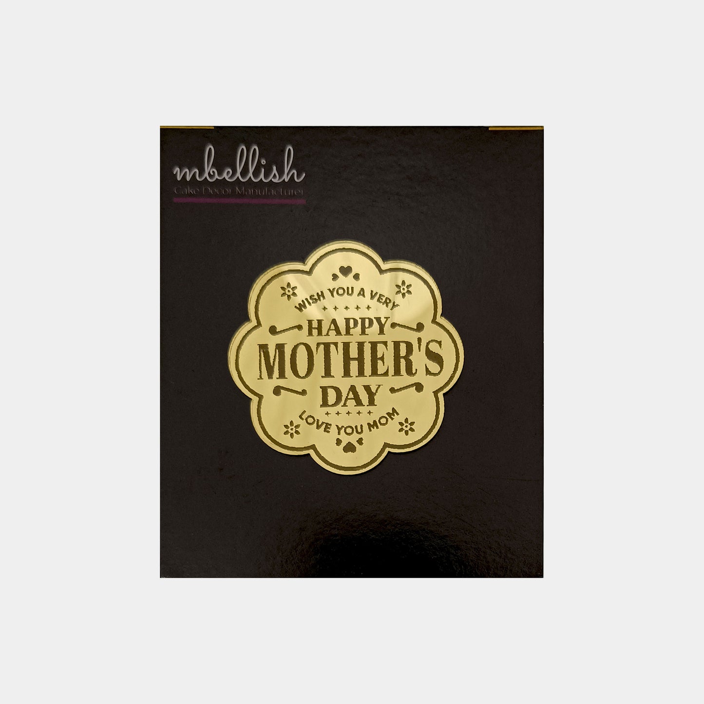 Happy Mother's Day Acrylic Coins/Charms, Size - 2 inches, Pack of 5, SKU - MD25AC006