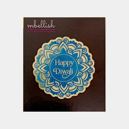 Happy Diwali Printed Acrylic Sticker, Size - Small, Pack of 1, SKU - PS7