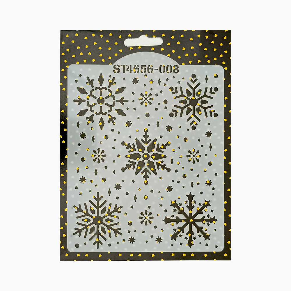 Snowflake Stencil Design Size – 4.5 x 5.5 inches ~ Pack of 1, Sku - SL11165