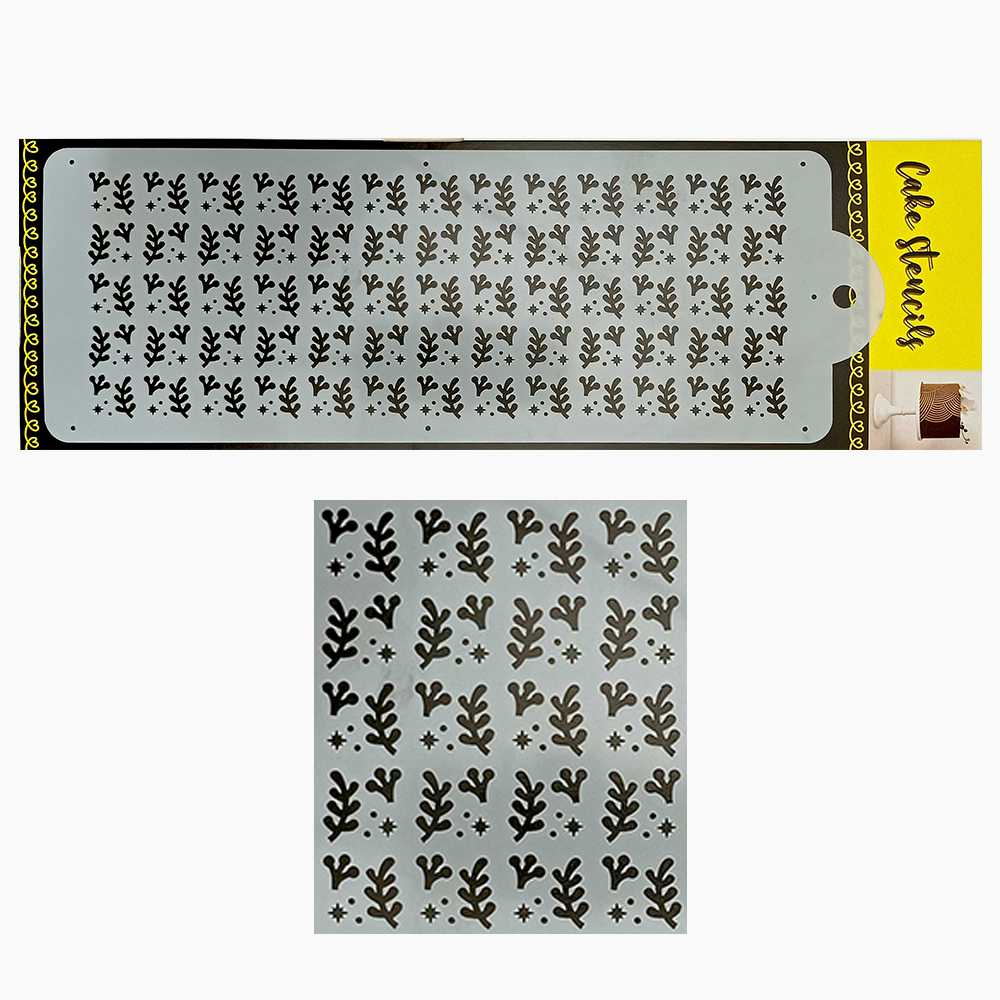 Christmas Berry Stencil Design Size – 4 x 12 inches ~ Pack of 1, Sku - SL11176