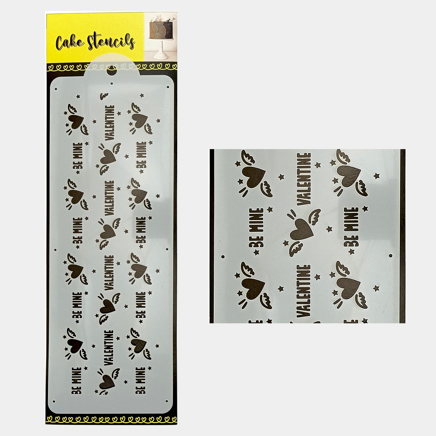 Love Stencil Design Size - 4 x 12 inches ~ Pack of 1, Sku - SL11207