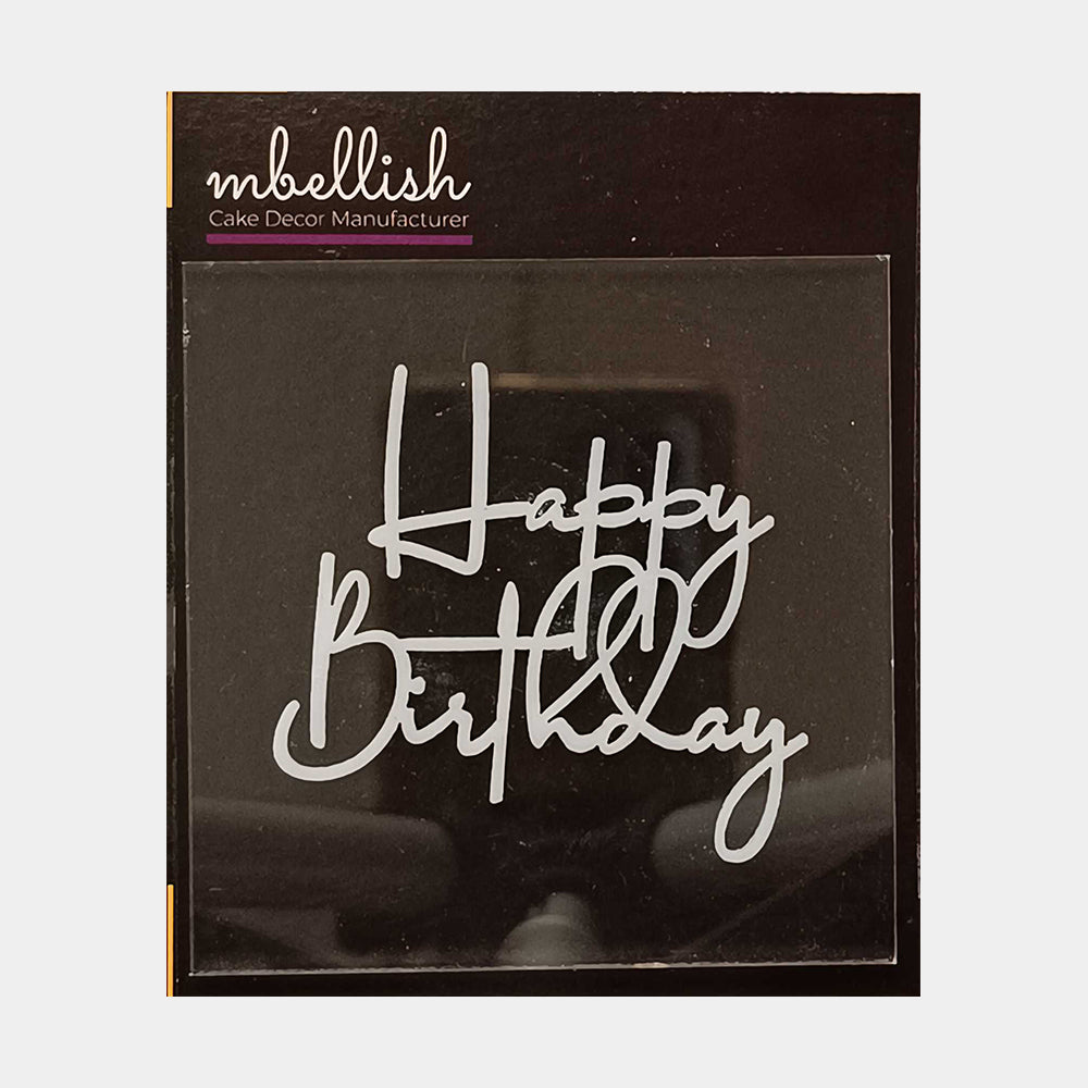 Happy Birthday Acrylic Stamp, SKU - SP10279