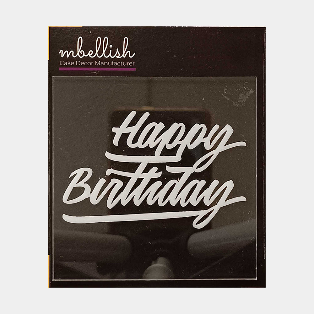 Happy Birthday Acrylic Stamp, SKU - SP10282