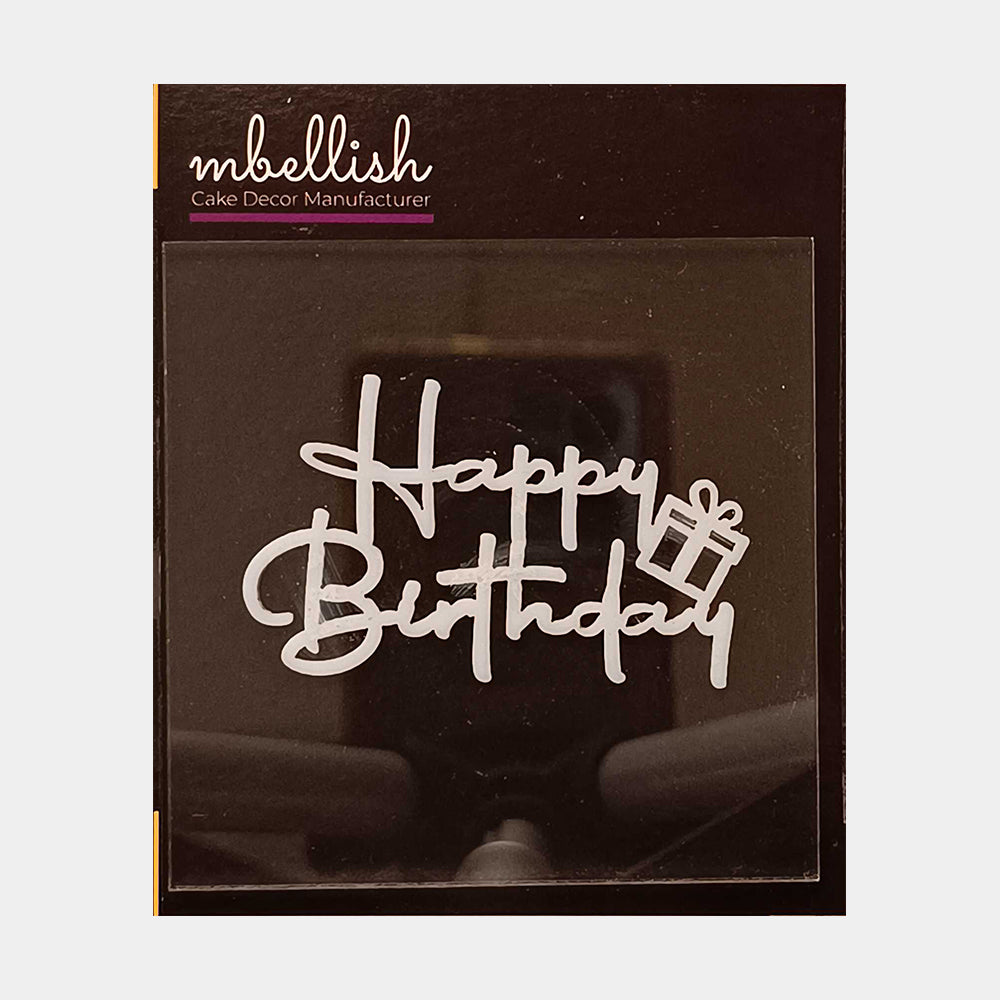 Happy Birthday Acrylic Stamp, SKU - SP10283