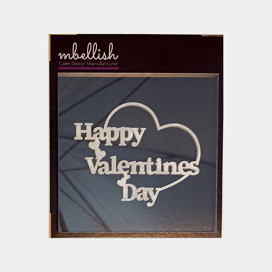 Happy Valentine's Day Acrylic Stamp, Size - 3", Pack of 1, Sku - SP11212