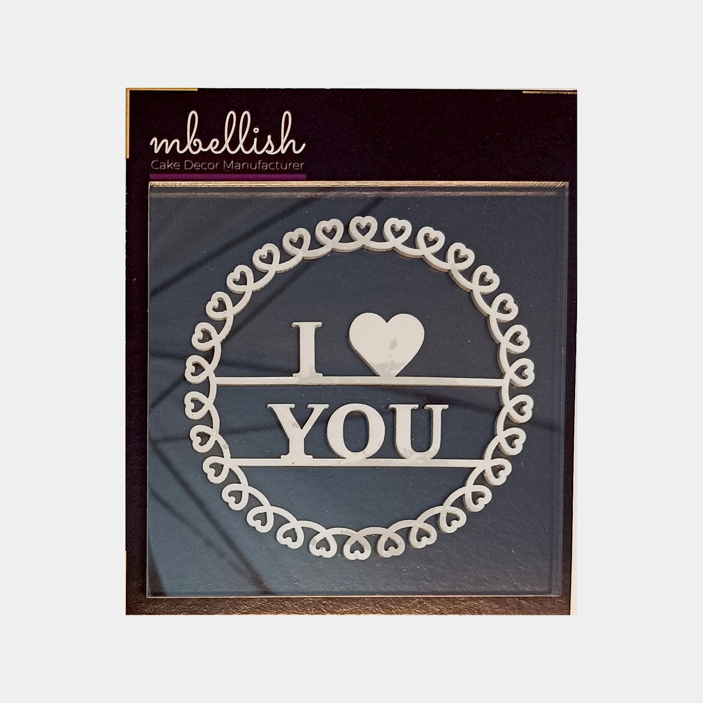 I love you Acrylic Stamp, Size - 3", Pack of 1, Sku - SP11215