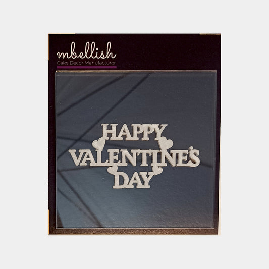 Happy Valentine's Day Acrylic Stamp, Size - 3", Pack of 1, Sku - SP11218