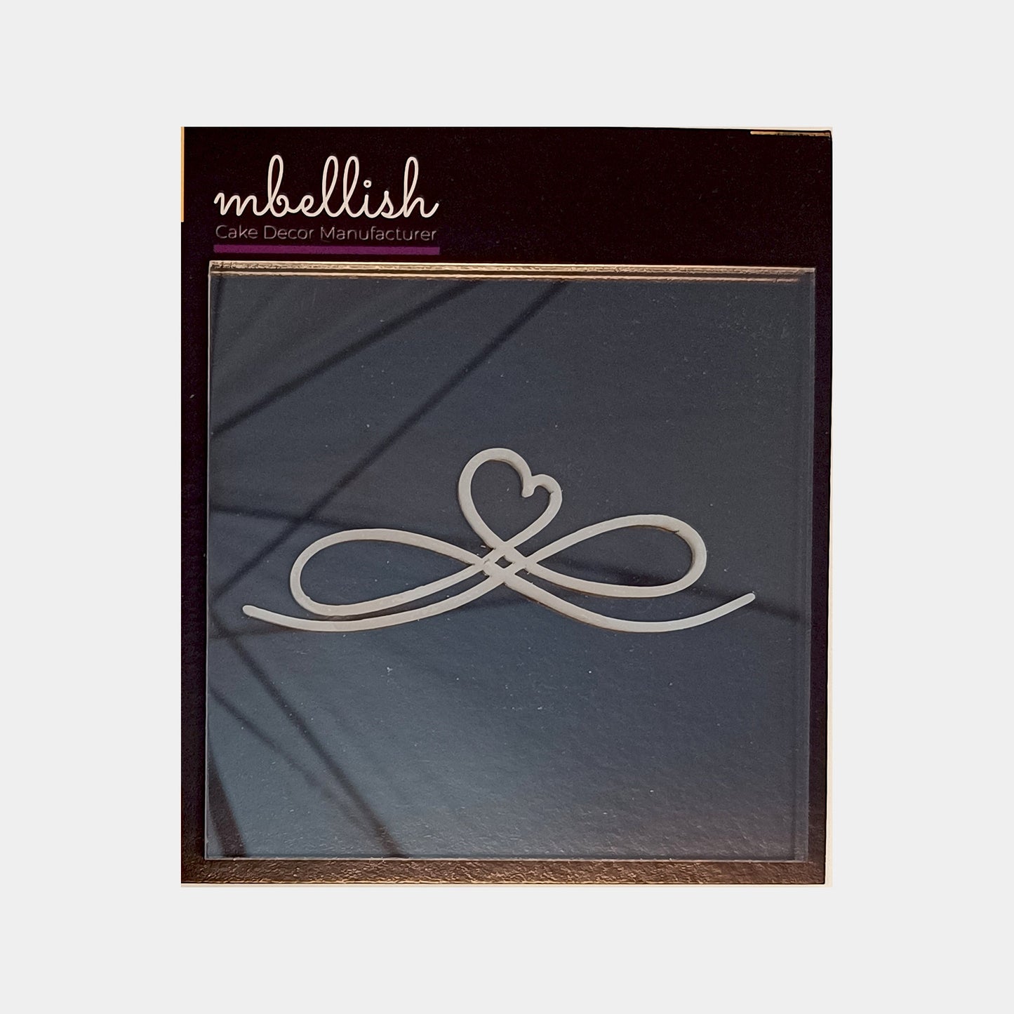 Love infinity Acrylic Stamp, Size - 3", Pack of 1, Sku - SP11219