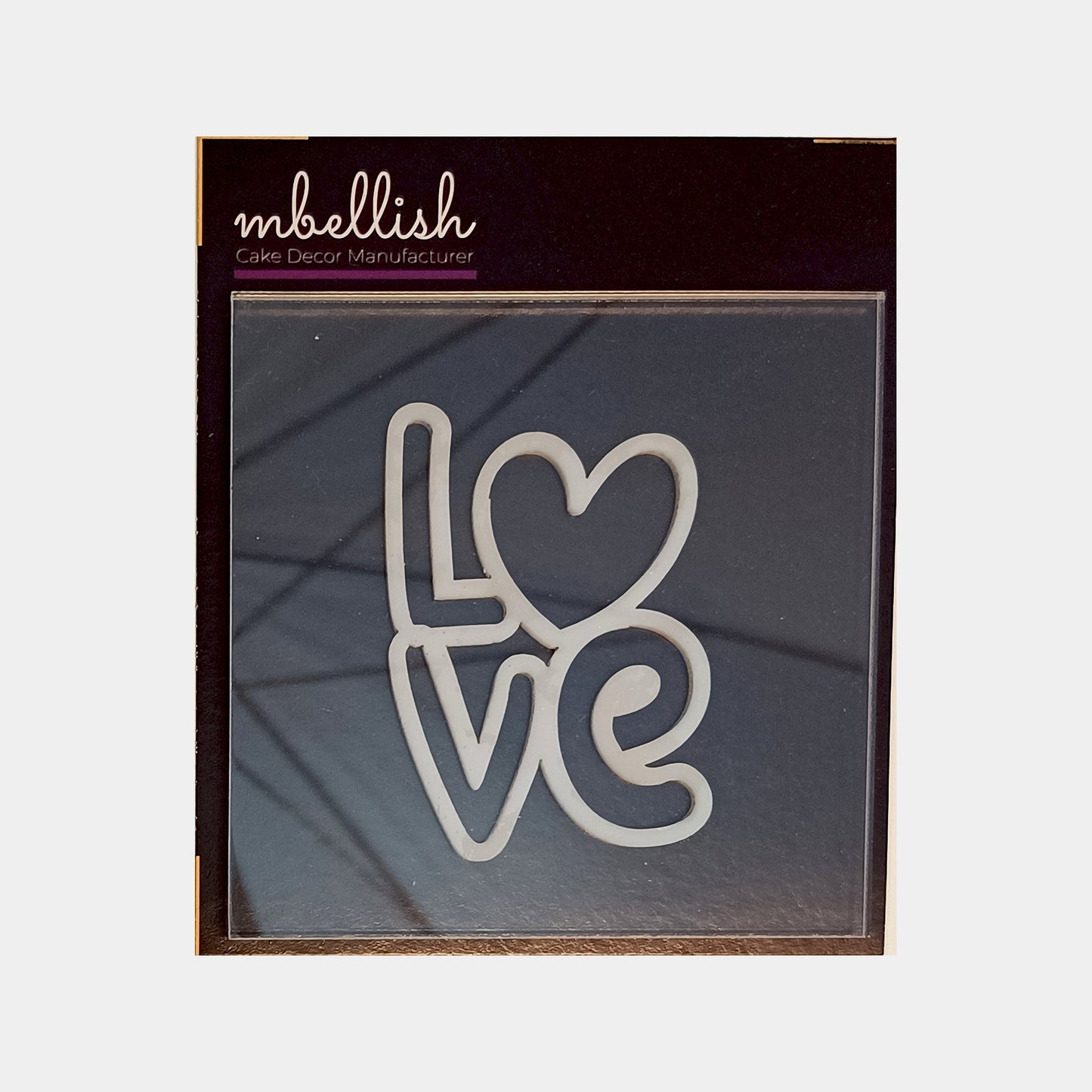 Love Acrylic Stamp, Size - 3", Pack of 1, Sku - SP11220