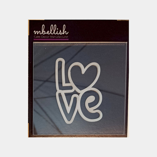 Love Acrylic Stamp, Size - 3", Pack of 1, Sku - SP11220
