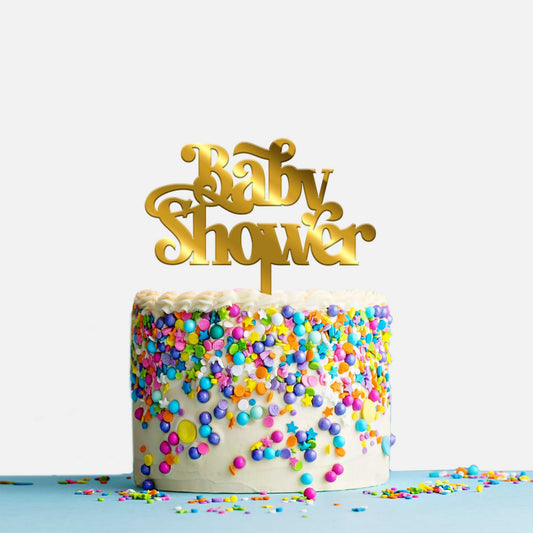 Baby Shower Acrylic Cake Topper, Size - Medium, Pack of 1, SKU-TR10544