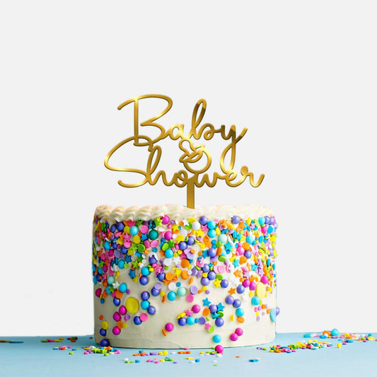 Baby Shower Acrylic Cake Topper, Size - Medium, Pack of 1, SKU-TR10545