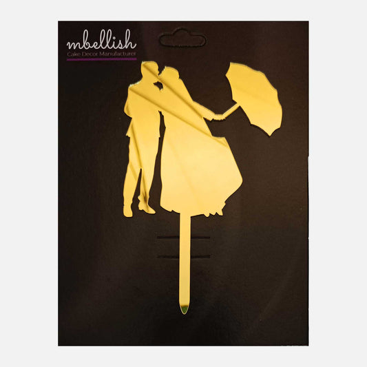 Couples Arcrylic Cake Topper, Size - Medium, Pack of 1, SKU-TR10835