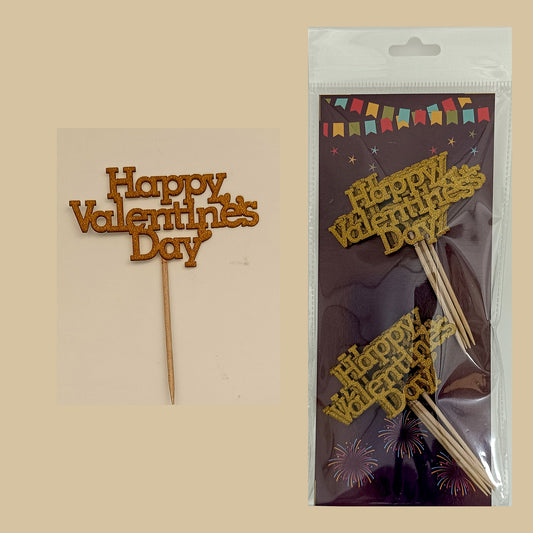 Happy Valentine's Day Glitter Tags, Size - Small, Pack of 10, Sku - TR11282