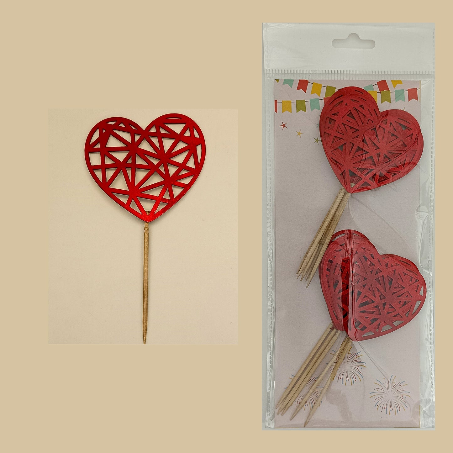 Heart Glitter Tags, Size - Small, Pack of 10, Sku - TR11286