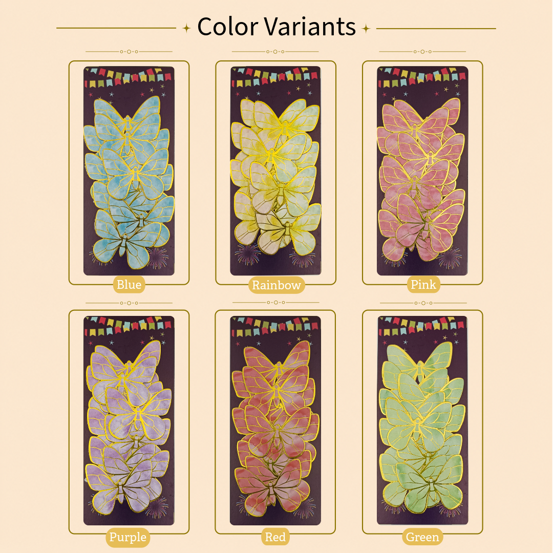 Butterfly Cake Decorations – 10 Pc Premium Cardstock Butterflies for Cakes & Cupcakes