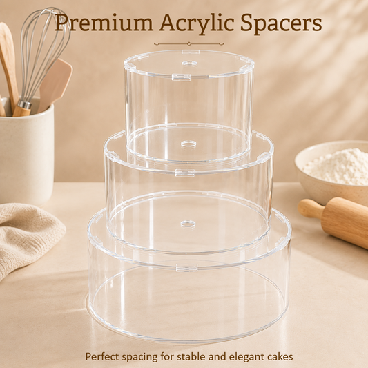 Premium Round Acrylic Cake Spacer